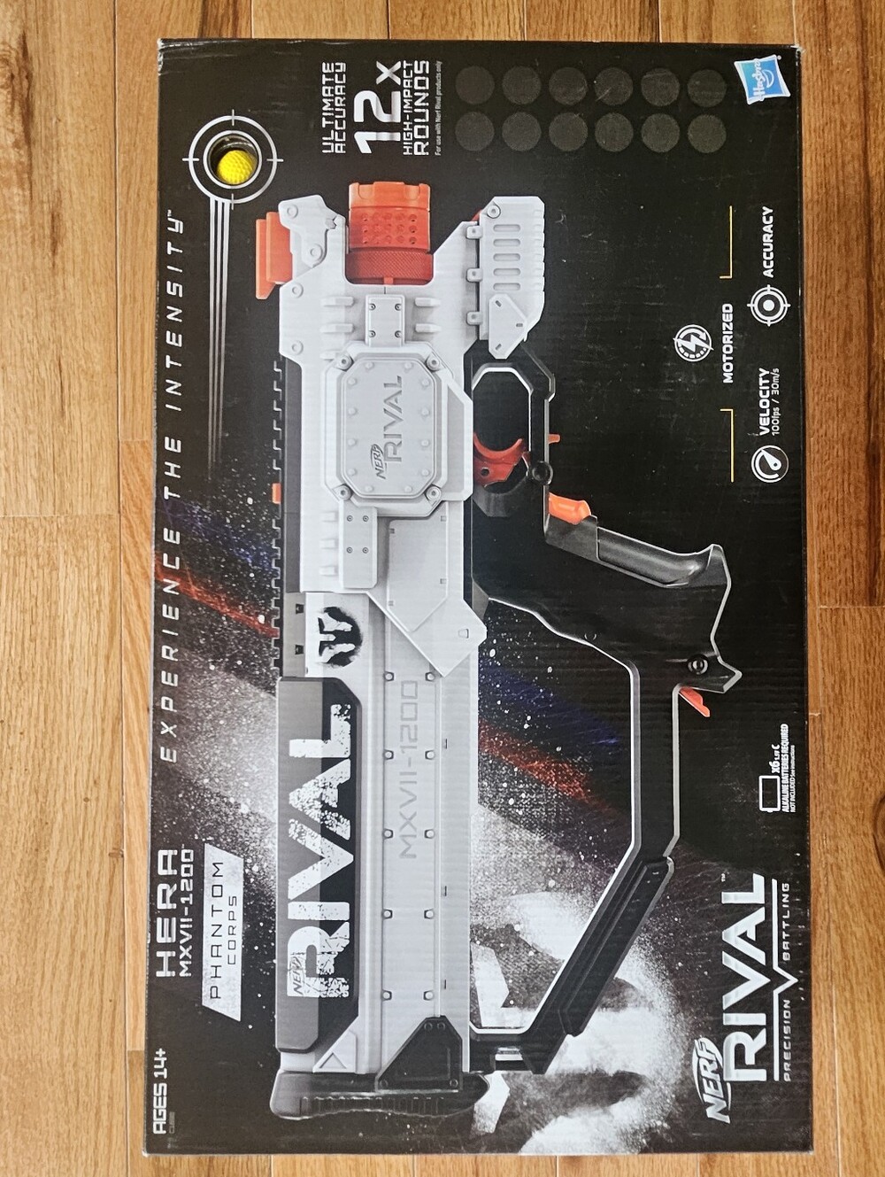 Nerf Rival Phantom Corps Hera MXVII-1200 Blaster - White & Black New In Box